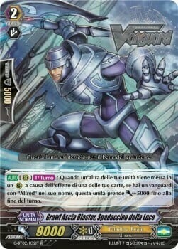 Swordsman of Light, Blaster Axe Grawl Card Front