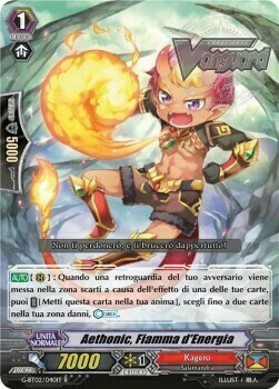 Energy Flame, Aethonic Card Front