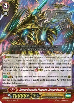 Golden Dragon, Scourge Point Dragon Card Front