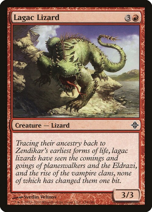 Lagac Lizard Card Front