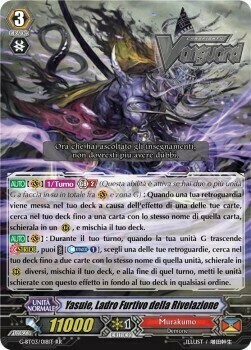 Stealth Rogue of Revelation, Yasuie Card Front