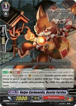Stealth Beast, Charcoal Fox Card Front