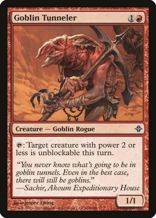 Goblin Tunneler Card Front