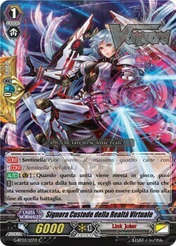 Lady Keeper of Virtual Reality Card Front