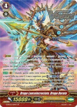 Golden Dragon, Spearcross Dragon Card Front