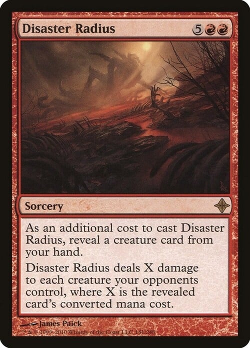 Disaster Radius Card Front