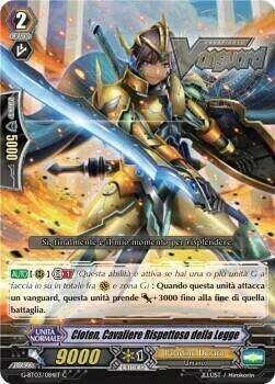 Law-abiding Knight, Cloten [G Format] Frente