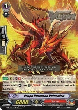 Volcano Gale Dragon Card Front