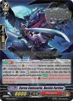 Stealth Beast, Emissary Crow Card Front