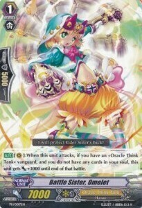 Battle Sister, Omelet Card Front