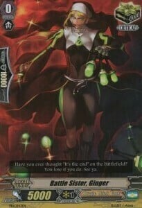 Battle Sister, Ginger Card Front