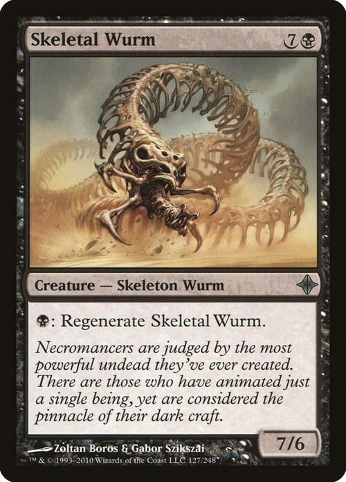 Skeletal Wurm Card Front