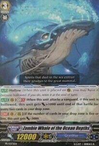 Zombie Whale of the Ocean Depths [G Format] Card Front