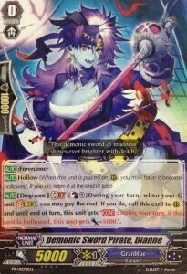 Demonic Sword Pirate, Dianne Card Front