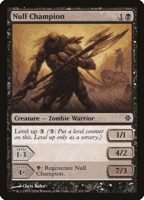 Null Champion Card Front