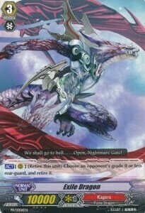 Exile Dragon Card Front