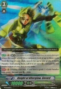 Knight of Afterglow, Gerard [G Format] Card Front