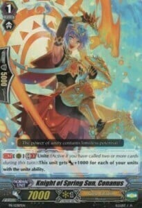 Knight of Spring Sun, Conanus [G Format] Card Front