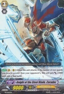 Knight of the Steel Blade, Caradoc Card Front
