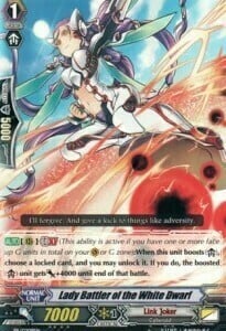 Lady Battler of the White Dwarf Card Front