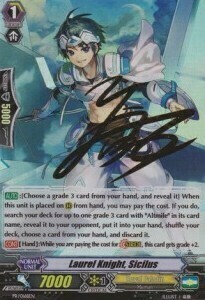 Laurel Knight, Sicilus Card Front