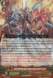 Supreme Heavenly Emperor Dragon, Dragonic Overlord "the Ace" [G Format] Frente