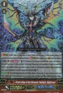 Pirate King of the Roseate Twilight, Nightrose [G Format] Card Front