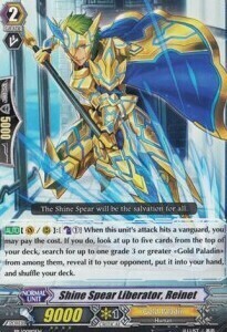 Shine Spear Liberator, Reinet Card Front