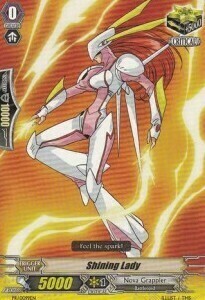 Shining Lady Card Front
