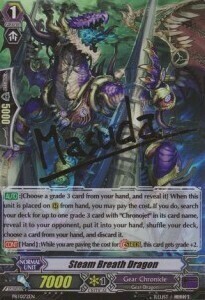 Steam Breath Dragon Card Front