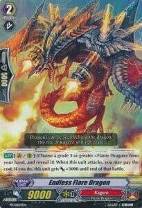Endless Flare Dragon Card Front