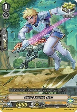 Future Knight, Llew [V Format] Card Front