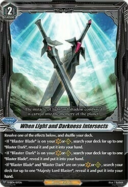 When Light and Darkness Intersects [V Format] Card Front