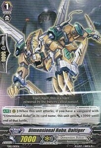 Dimensional Robo, Daitiger [G Format] Card Front