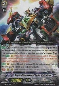 Super Dimensional Robo, Daikaiser Card Front
