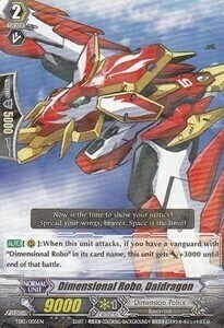 Dimensional Robo, Daidragon Card Front