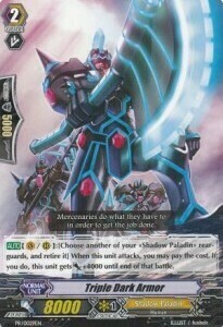 Triple Dark Armor Card Front