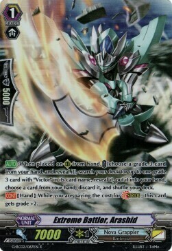Extreme Battler, Arashid Card Front