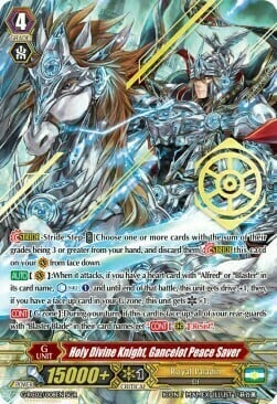 Holy Divine Knight, Gancelot Peace Saver Card Front
