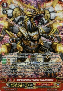 New Destruction Emperor, Gaia Devastate Card Front