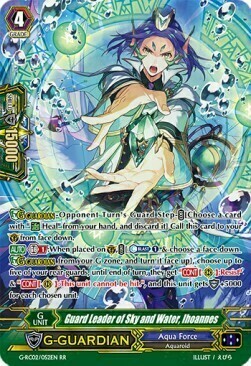 Guard Leader of Sky and Water, Ihoannes Card Front