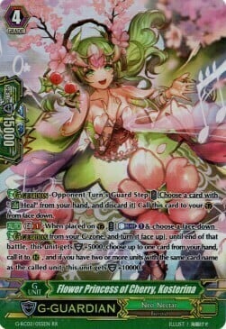 Flower Princess of Cherry, Kosterina [G Format] Card Front