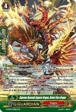 Supreme Heavenly Emperor Dragon, Defeat Flare Dragon Card Front