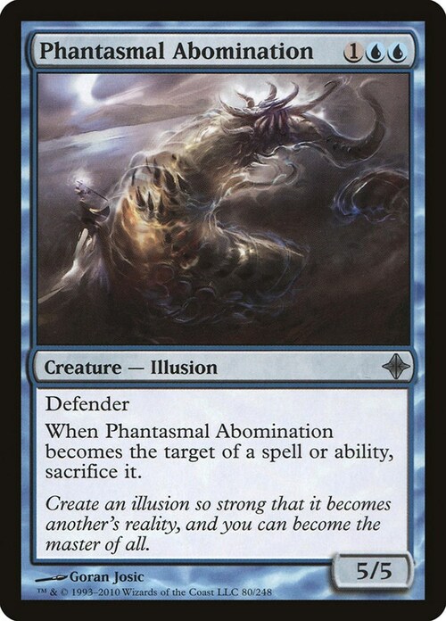 Phantasmal Abomination Card Front