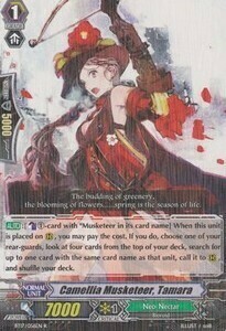 Camellia Musketeer, Tamara Card Front