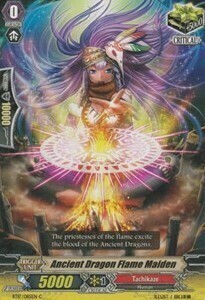 Ancient Dragon Flame Maiden [G Format] Card Front