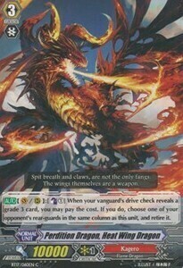 Perdition Dragon, Heat Wing Dragon Card Front