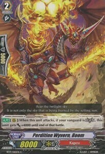 Perdition Wyvern, Boom Card Front