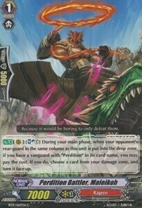 Perdition Battler, Maleikoh Card Front