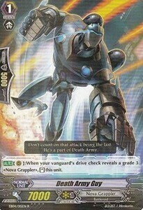 Death Army Guy Card Front